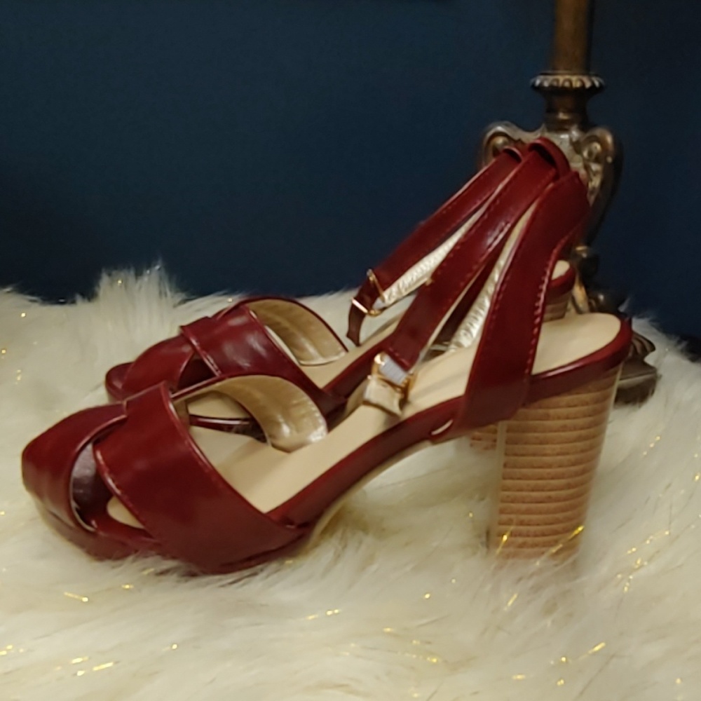 ❤Women"s Ankle Strap High Heel Shoes